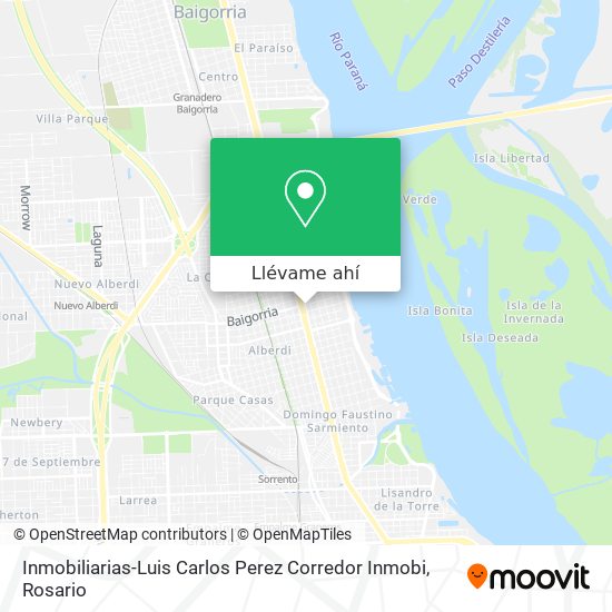 Mapa de Inmobiliarias-Luis Carlos Perez Corredor Inmobi