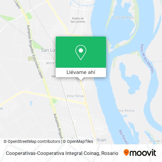 Mapa de Cooperativas-Cooperativa Integral Coinag