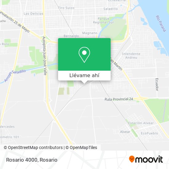 Mapa de Rosario 4000