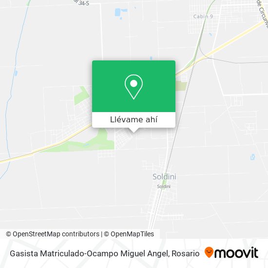 Mapa de Gasista Matriculado-Ocampo Miguel Angel