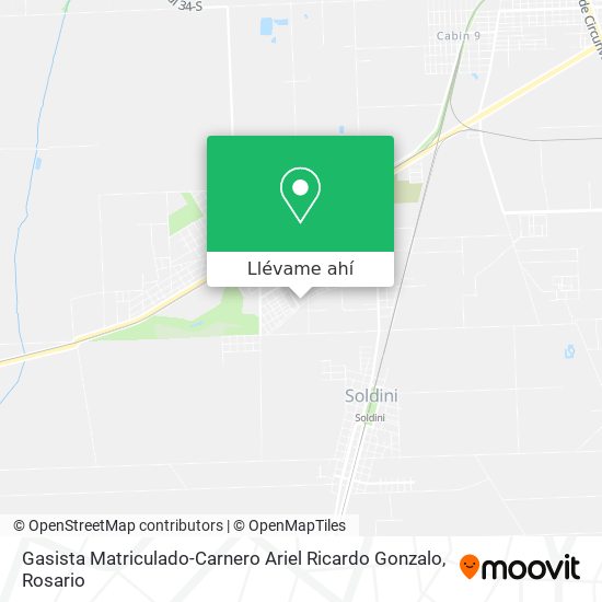 Mapa de Gasista Matriculado-Carnero Ariel Ricardo Gonzalo