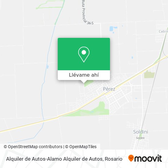 Mapa de Alquiler de Autos-Alamo Alquiler de Autos