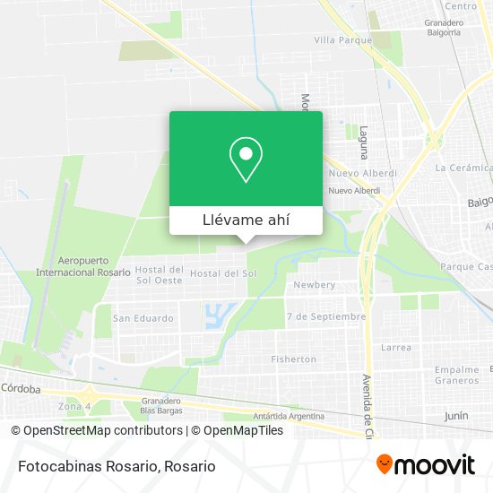 Mapa de Fotocabinas Rosario