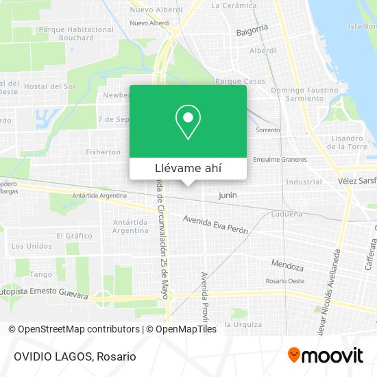 Mapa de OVIDIO LAGOS