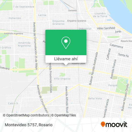 Mapa de Montevideo 5757