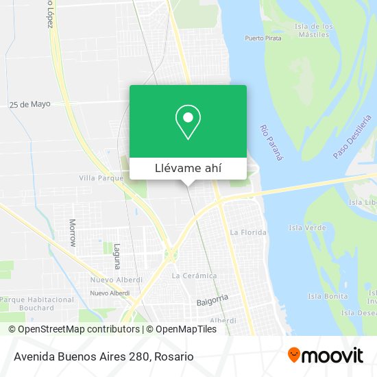 Mapa de Avenida Buenos Aires 280