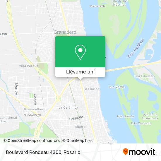 Mapa de Boulevard Rondeau 4300