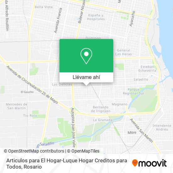 Mapa de Articulos para El Hogar-Luque Hogar Creditos para Todos