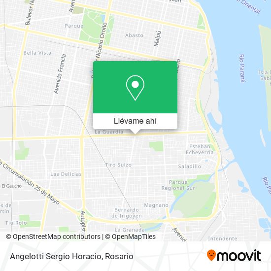 Mapa de Angelotti Sergio Horacio