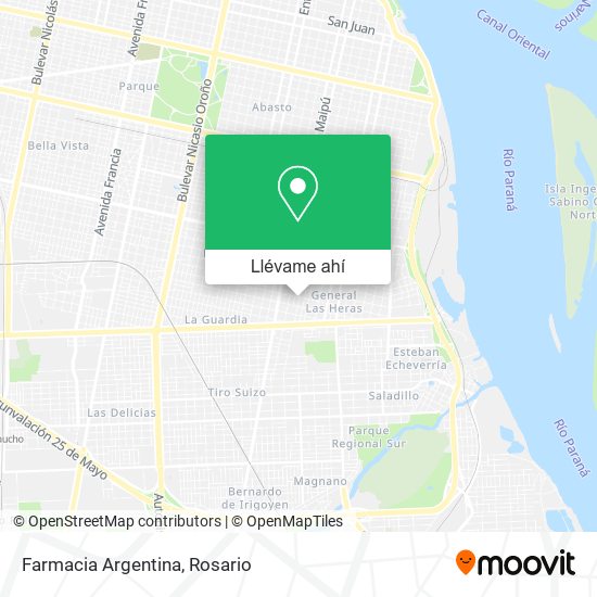 Mapa de Farmacia Argentina