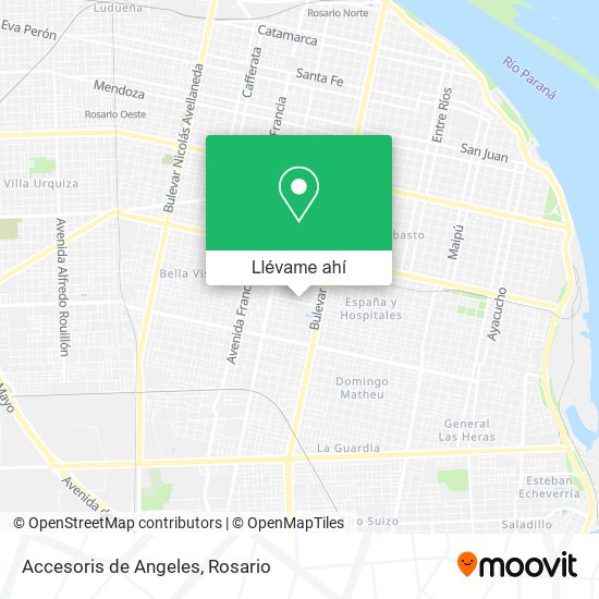 Mapa de Accesoris de Angeles