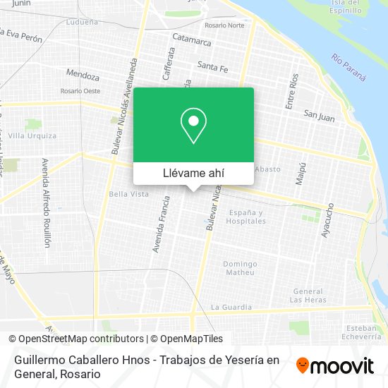 Mapa de Guillermo Caballero Hnos - Trabajos de Yesería en General