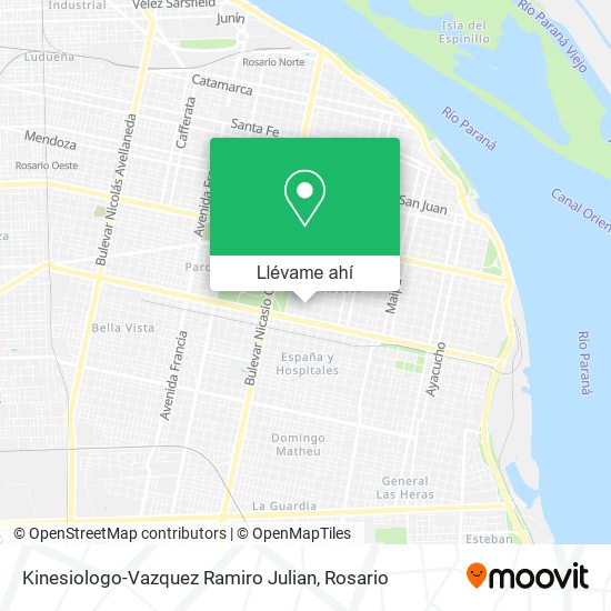 Mapa de Kinesiologo-Vazquez Ramiro Julian