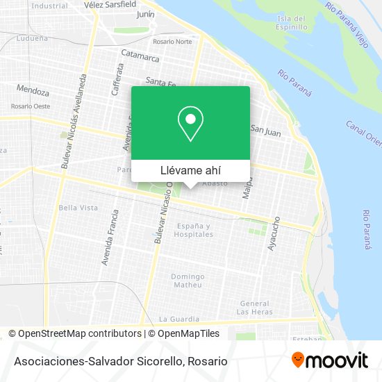 Mapa de Asociaciones-Salvador Sicorello