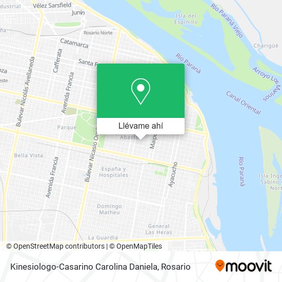 Mapa de Kinesiologo-Casarino Carolina Daniela