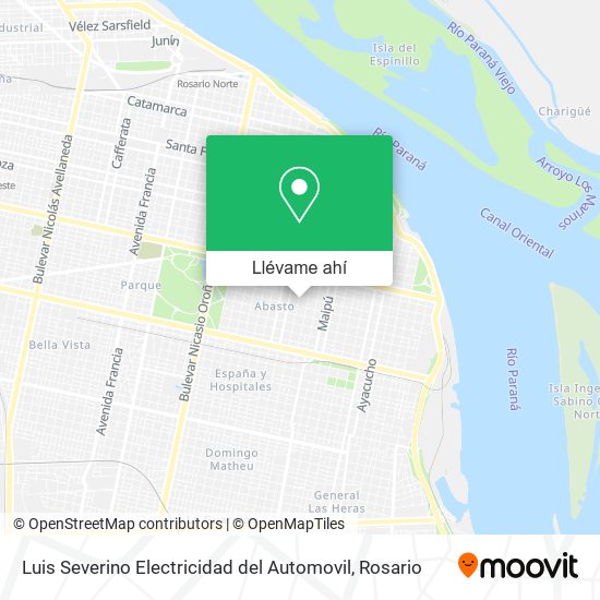 Mapa de Luis Severino Electricidad del Automovil