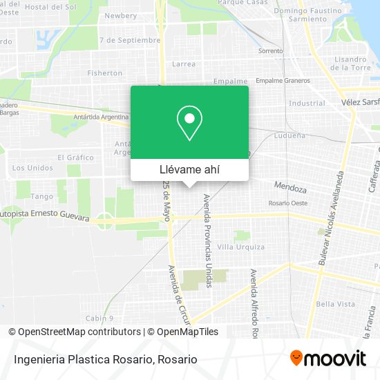 Mapa de Ingenieria Plastica Rosario