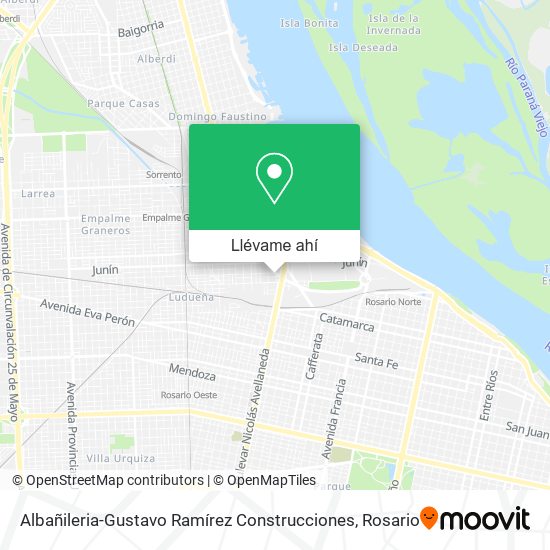 Mapa de Albañileria-Gustavo Ramírez Construcciones
