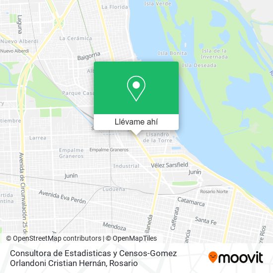 Mapa de Consultora de Estadisticas y Censos-Gomez Orlandoni Cristian Hernán