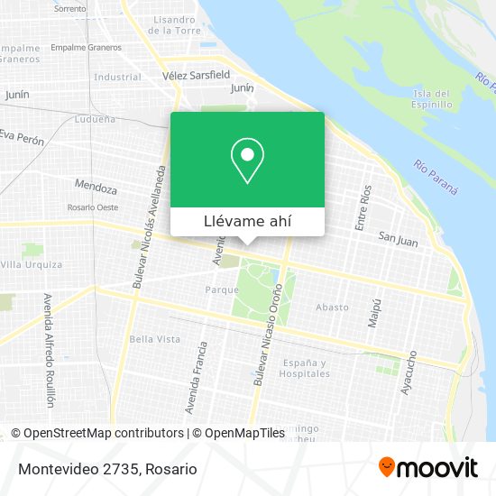 Mapa de Montevideo 2735