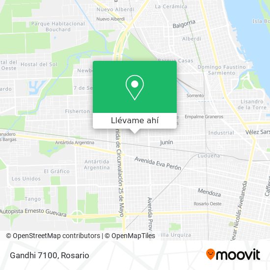 Mapa de Gandhi 7100
