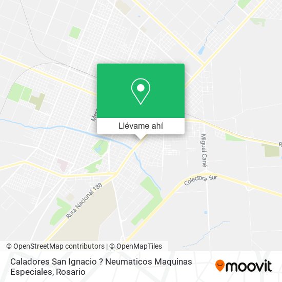Mapa de Caladores San Ignacio ? Neumaticos Maquinas Especiales