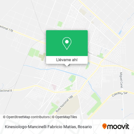 Mapa de Kinesiologo-Mancinelli Fabricio Matías