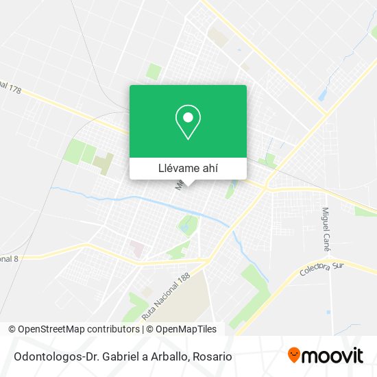 Mapa de Odontologos-Dr. Gabriel a Arballo