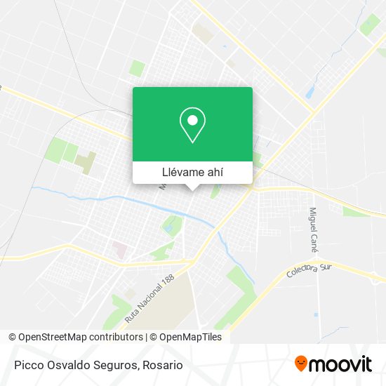 Mapa de Picco Osvaldo Seguros