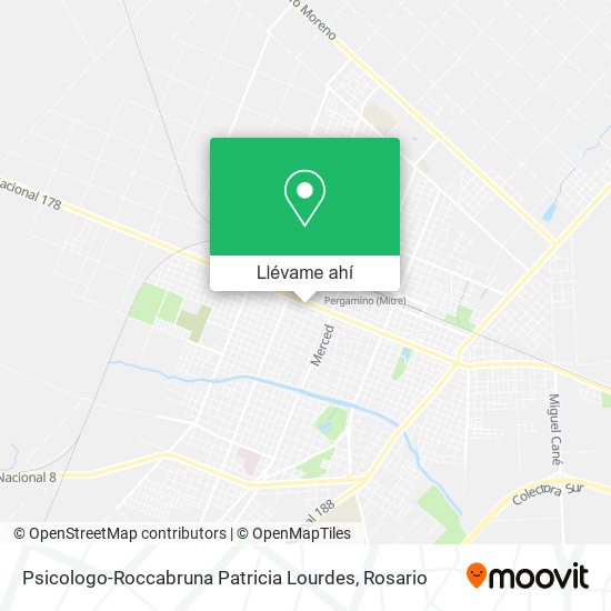 Mapa de Psicologo-Roccabruna Patricia Lourdes