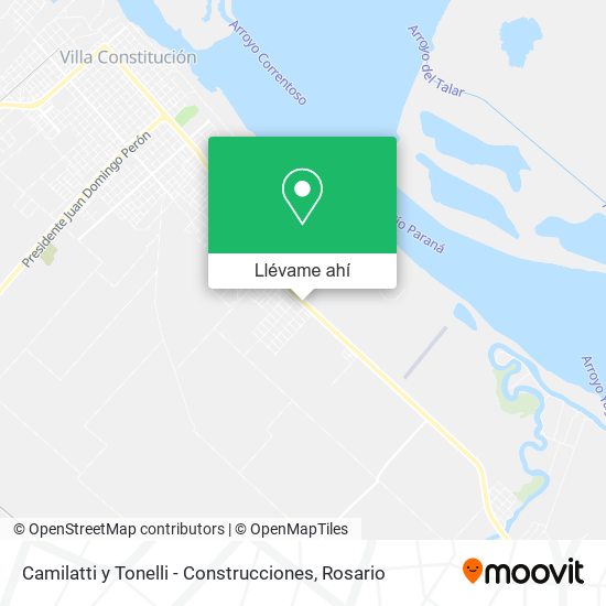 Mapa de Camilatti y Tonelli - Construcciones