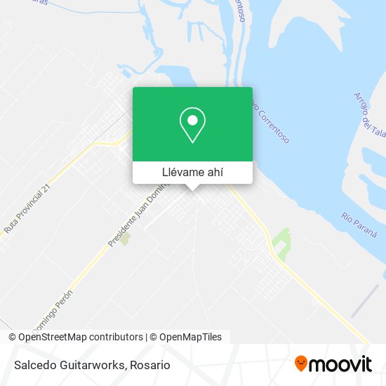 Mapa de Salcedo Guitarworks