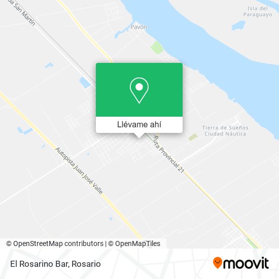 Mapa de El Rosarino Bar