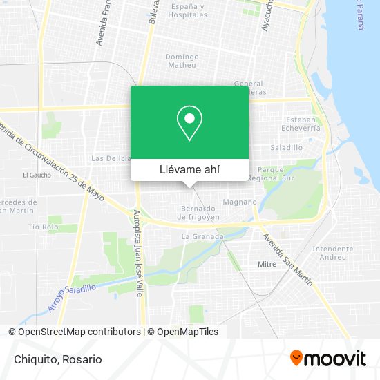 Mapa de Chiquito