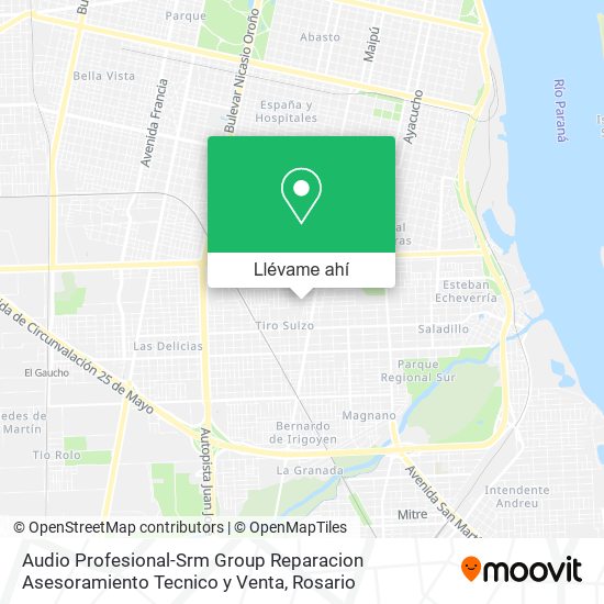 Mapa de Audio Profesional-Srm Group Reparacion Asesoramiento Tecnico y Venta