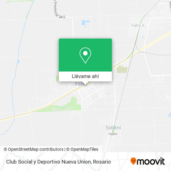 Mapa de Club Social y Deportivo Nueva Union