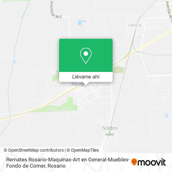 Mapa de Remates Rosario-Maquinas-Art en General-Muebles-Fondo de Comer