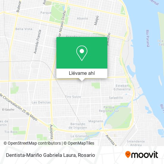 Mapa de Dentista-Mariño Gabriela Laura