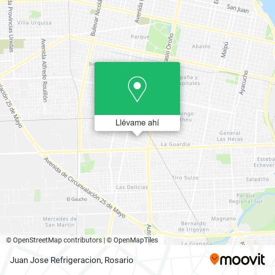 Mapa de Juan Jose Refrigeracion