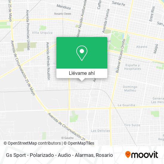 Mapa de Gs Sport - Polarizado - Audio - Alarmas