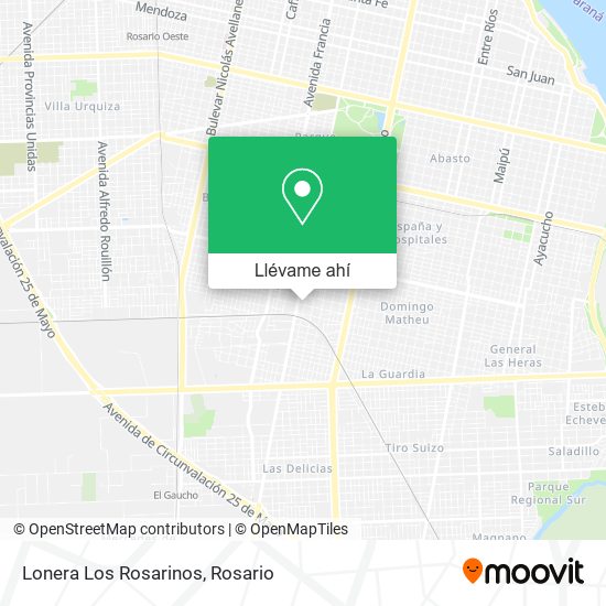 Mapa de Lonera Los Rosarinos