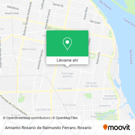 Mapa de Amianto Rosario de Raimundo Ferraro