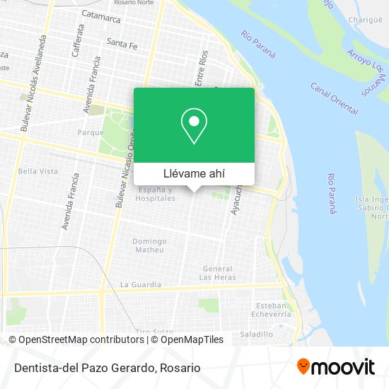 Mapa de Dentista-del Pazo Gerardo