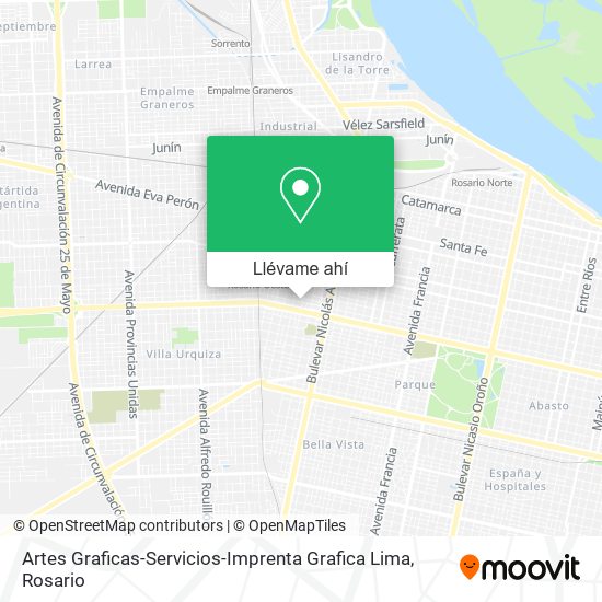 Mapa de Artes Graficas-Servicios-Imprenta Grafica Lima
