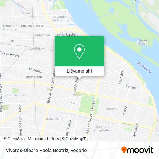 Mapa de Viveros-Olearo Paola Beatriz