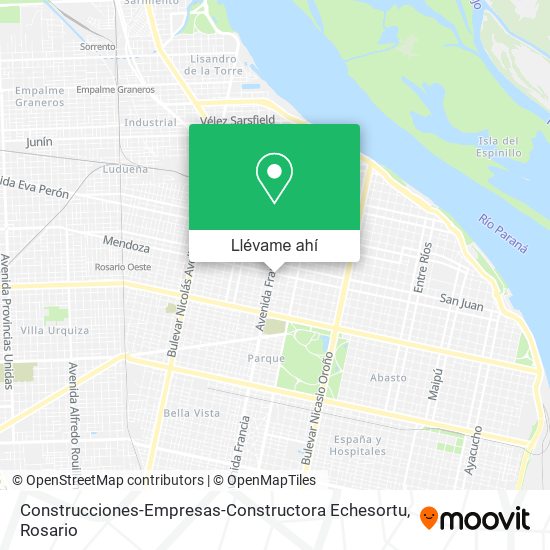 Mapa de Construcciones-Empresas-Constructora Echesortu