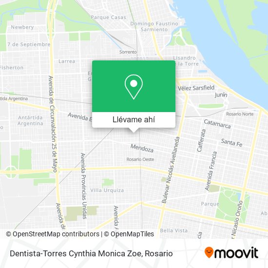 Mapa de Dentista-Torres Cynthia Monica Zoe