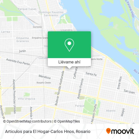 Mapa de Articulos para El Hogar-Carlos Hnos
