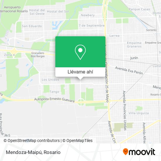 Mapa de Mendoza-Maipú
