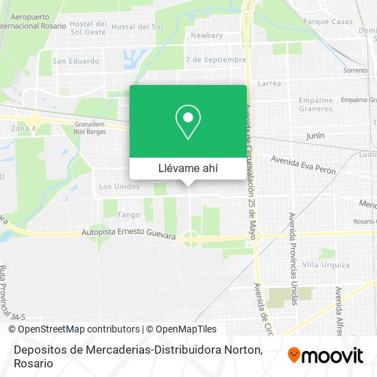 Mapa de Depositos de Mercaderias-Distribuidora Norton